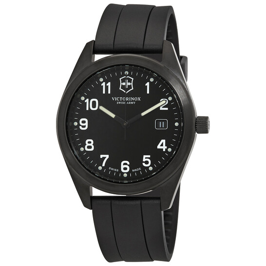 Victorinox Garrison Quartz Black Dial Men's Watch 26071.CB