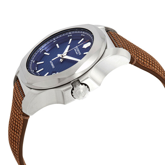 【美品】SATOKA☆Calla Navy Victorinox I.N.O.X. Automatic Blue Dial Men's Watch 241834