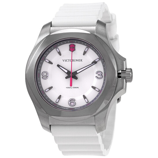 Victorinox V Quartz White Dial Ladies Watch 241921