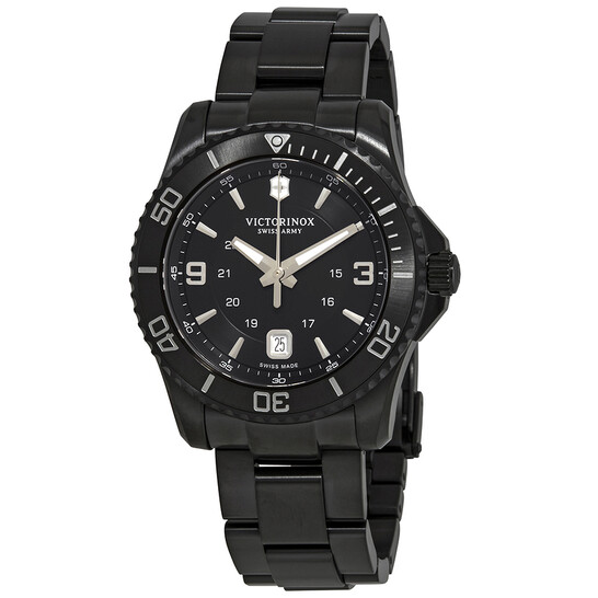 Victorinox Maverick Black Dial Black PVD Men's Watch 241798