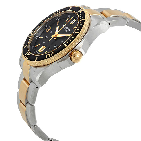Victorinox Maverick Black Dial Two-tone Men's Watch 241824