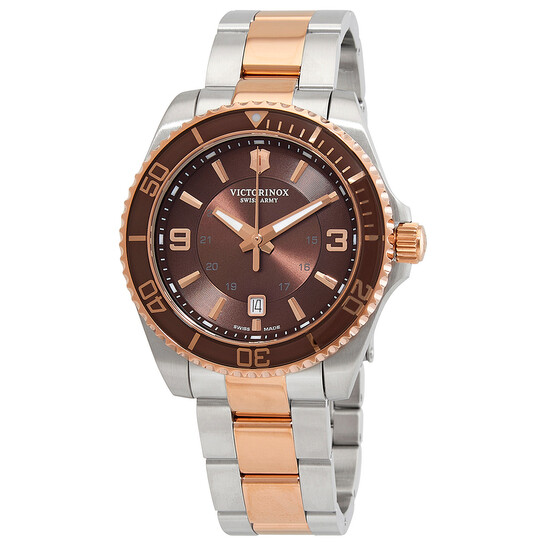 Victorinox Maverick Quartz Brown Dial Men's Watch 241951