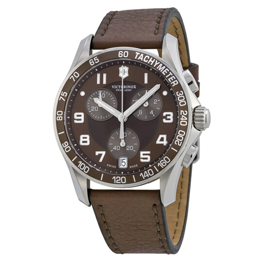 Victorinox Swiss Army Chrono Classic Brown Dial Brown Leather