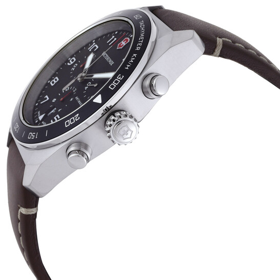 Victorinox Swiss Army Chronograph Quartz Black Dial Men's Watch