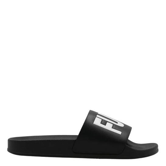 VTMNTS Slogan-Print Slides, Brand Size 36 (US Size 3