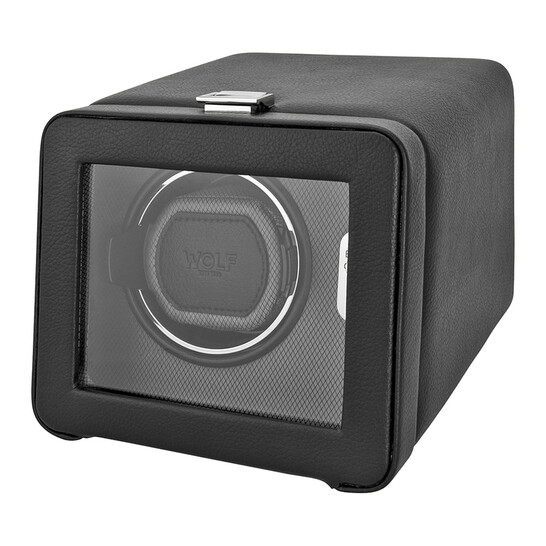 Wolf Windsor Module 2.5 Black Leather Single Watch Winder