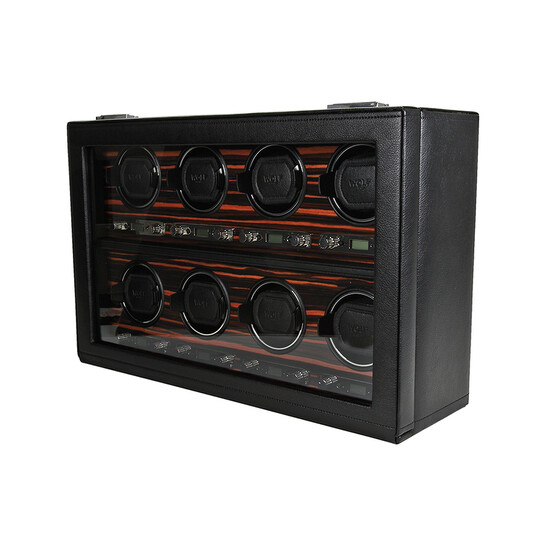 Wolf Roadster Eight Piece Watch Winder with Cover 459356