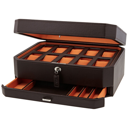Wolf Windsor Ten Piece Watch Box 458606 842047177297 - Watch