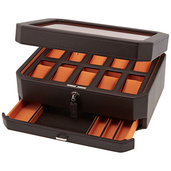 Wolf Windsor Ten Piece Watch Box 458606