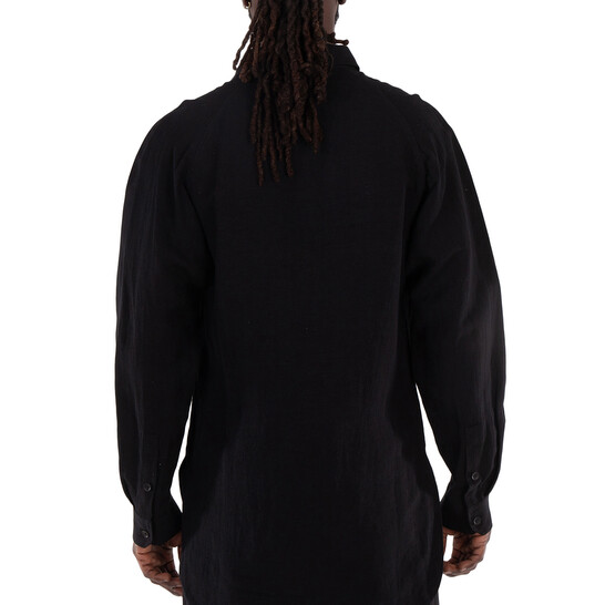 Yohji Yamamoto Art-Print Panelled Shirt, Brand Size 2 (Medium) HS