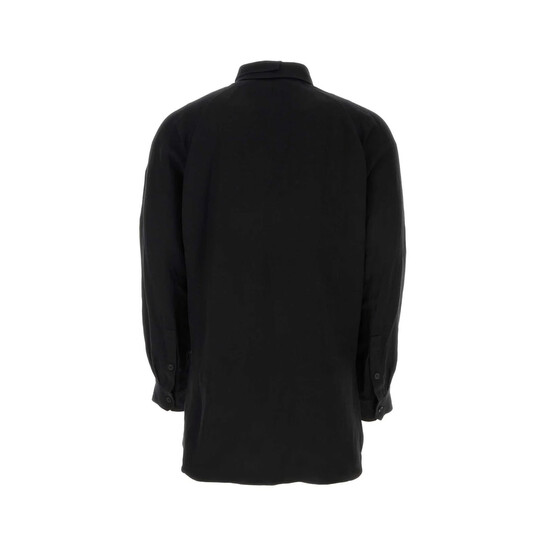 Yohji Yamamoto Art-Print Panelled Shirt, Brand Size 2 (Medium) HS