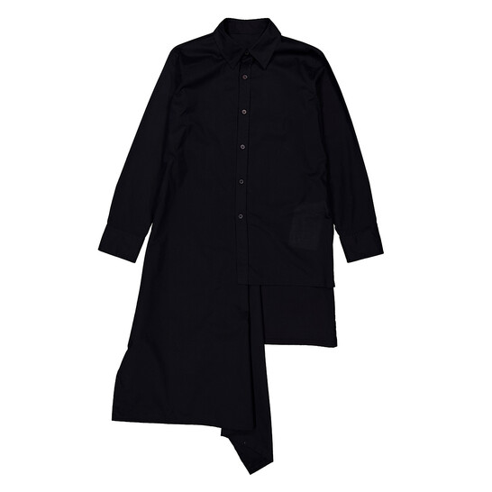 Yohji Yamamoto LAsymmetric Long Blouse, Brand Size 1 (Small