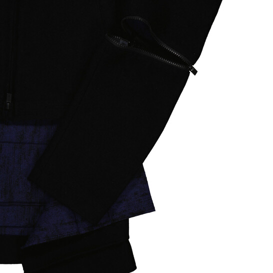 ブラック yaruki@様 Yohji Yamamoto Black Backside Lace-Up Asymmetric Jacket