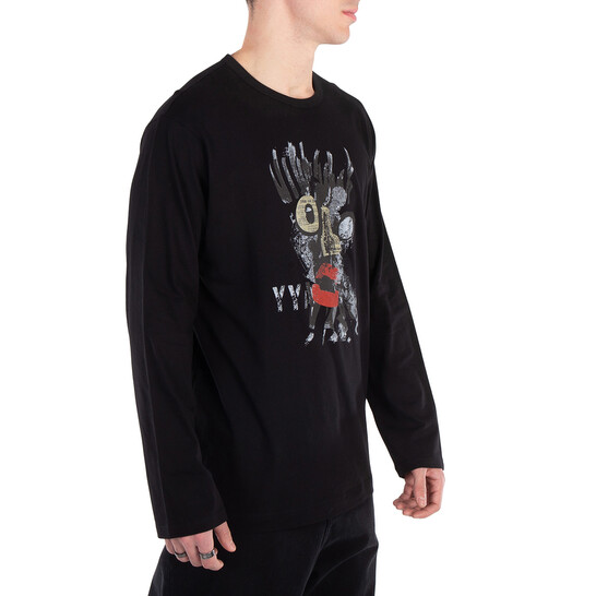 Yohji Yamamoto Homme PT Long Sleeve Tee, Brand Size 3 (Medium) HS