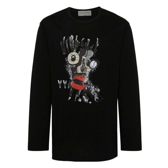 Yohji Yamamoto Homme PT Long Sleeve Tee, Brand Size 3 (Medium) HS