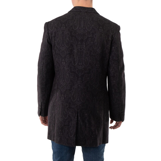 Yohji Yamamoto Indian Jacquard Transforming Collar Jacket