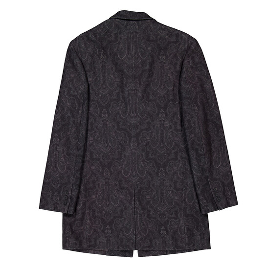 Yohji Yamamoto Indian Jacquard Transforming Collar Jacket