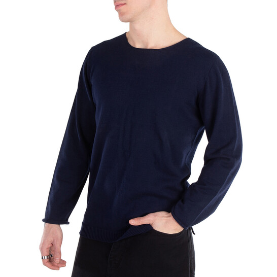 極美品 B Yohji Yamamoto LONG SLEEVE T-shirt Yohji Yamamoto Logo-Embroidered Jumper, Brand Size 3 (Large