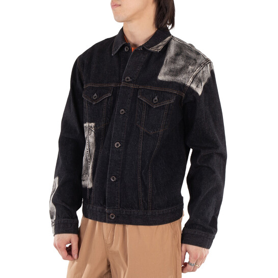 B Yohji Yamamoto／19SS／BIG DENIM JACKET Yohji Yamamoto Panelled I-Denim Jacket, Brand Size 2 (Medium