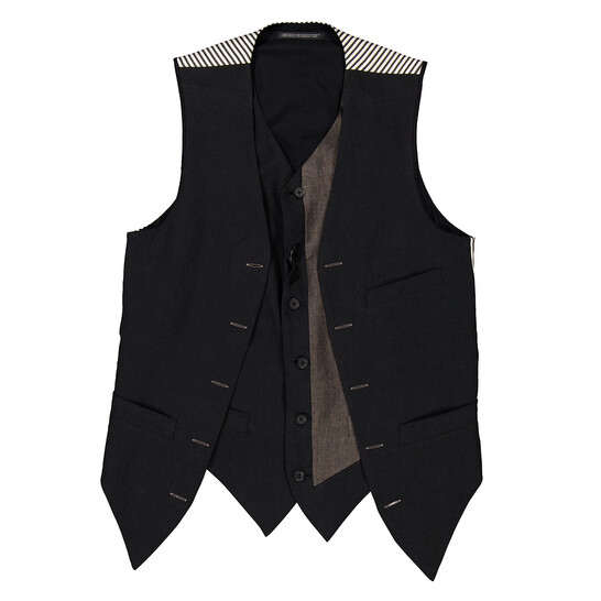 トップス Yohji Yamamoto Pour Homme Knit Vest Yohji Yamamoto Pour Homme gentleman striped vest – dot COMME
