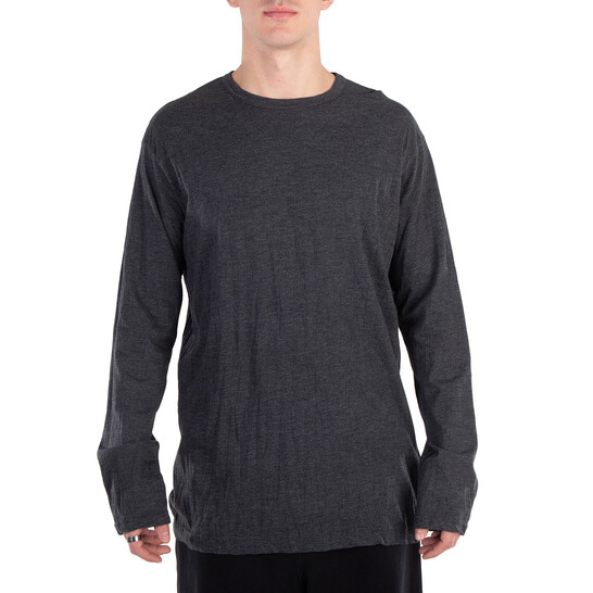 Yohji Yamamoto Vertical Wrinkled Long Sleeve T, Brand Size