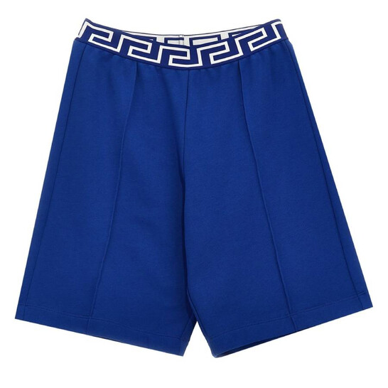 Young Versace Boys Greca Waistband Medusa Shorts