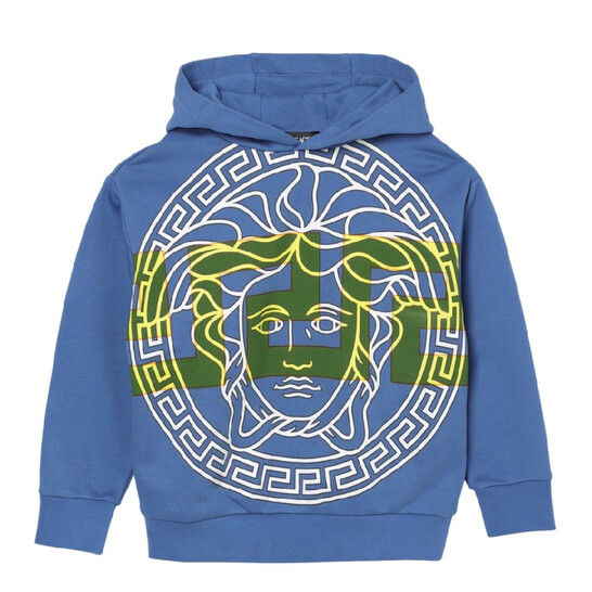 Young Versace Kids Medusa Big Greca Hoodie, Size 12Y - 546x546