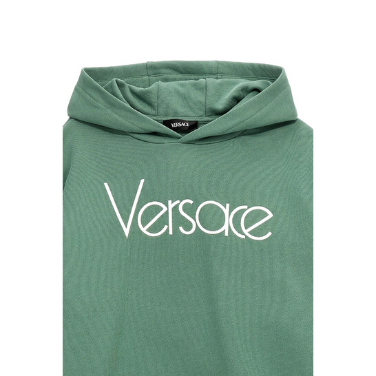 Young Versace Kids Re-Edition Logo Hoodie, Size 10Y - 546x546 Image #3