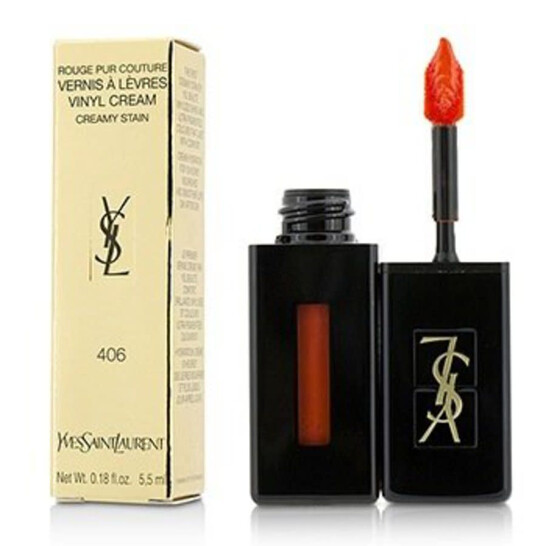 Yves Saint Laurent Ysl / Vinyl Cream Lip Stain (406) Orange