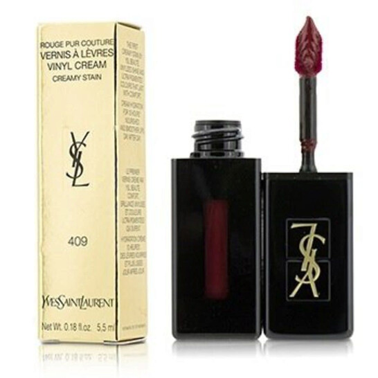 Glossy Stain Burgundy Vibes Ysl Yves Saint Laurent Ysl Vinyl Cream