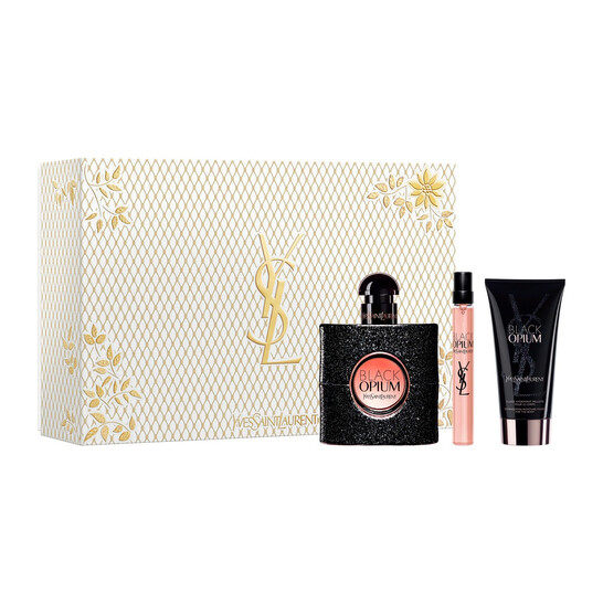 YSL Eau de Toilette & Opium セット OPIUM by YSL Yves Saint Laurent 3 Pc EDT Gift Set for Women