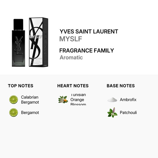 Yves Saint Laurent Men's MYSLF EDP Spray 1.3 oz Fragrances