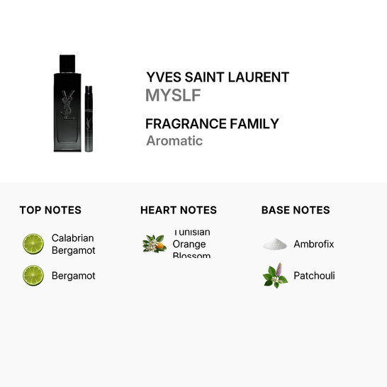 Yves Saint Laurent Men's MYSLF 2pcs EDP Gift Set Fragrances