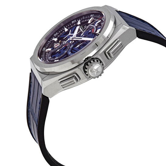 時計 RT-84772 Zenith Defy Classic Titanium Silver Dial & Leather Strap