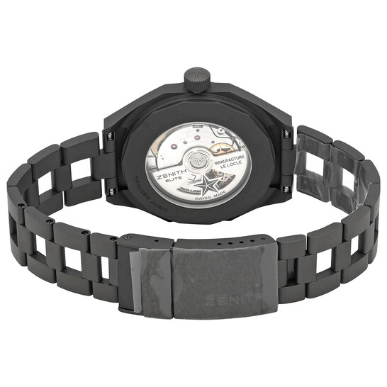 Zenith Defy Revival Shadow Automatic Black Dial Men's Watch 97