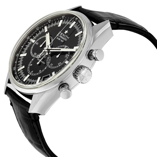 Zenith El Primero 36'000 VpH Black Dial Chronograph