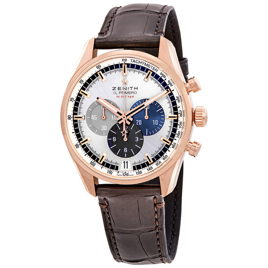 Zenith El Primero 18kt Rose Gold Chronograph Automatic Men's Watch