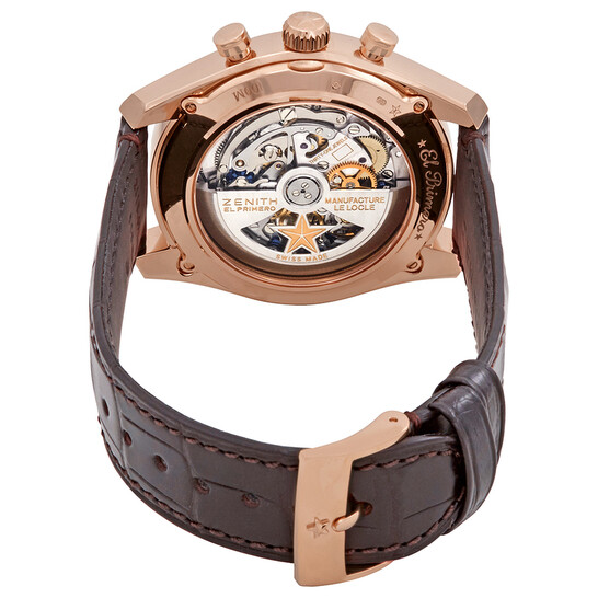Zenith El Primero 18kt Rose Gold Chronograph Automatic Men's