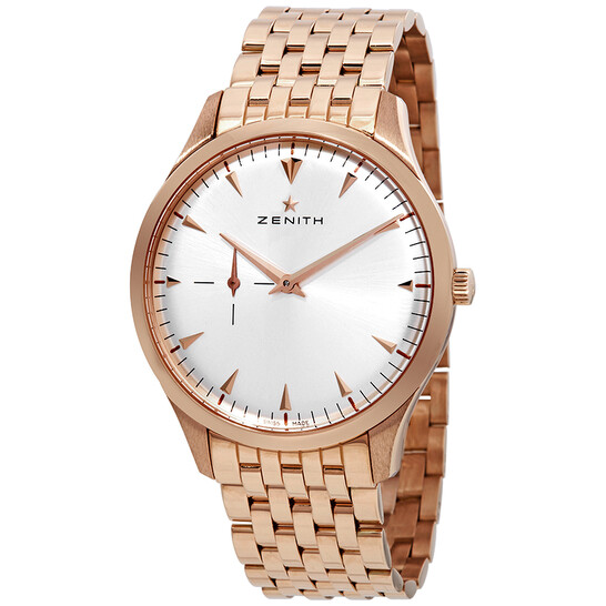 Zenith Heritage Ultra Thin Small Seconds Silver Dial Rose Gold