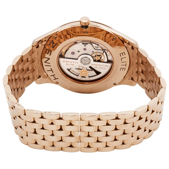 Zenith Heritage Ultra Thin Small Seconds Silver Dial Rose Gold