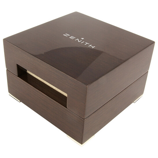 Zenith Black Dial Black Leather Vintage 1965 Men's Watch 03.1965