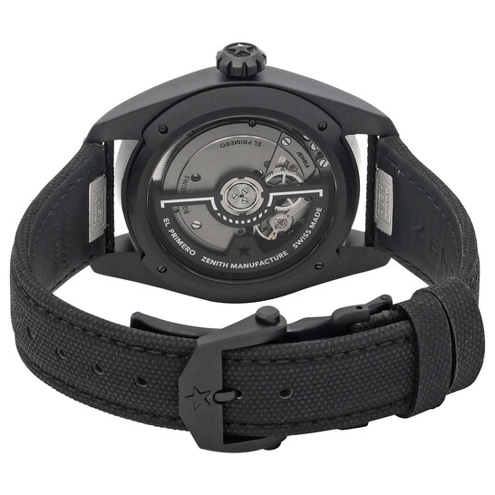 Zenith Pilot Automatic Crystal Black Dial Men's Watch