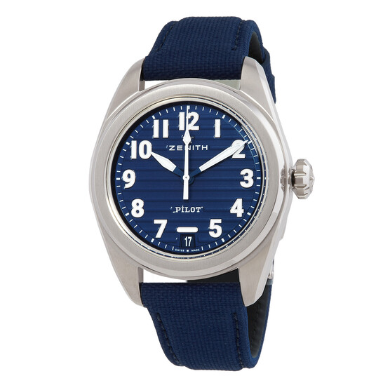 Zenith Pilot Automatic Blue Dial Men's Watch 03.4000.3620/51.I003