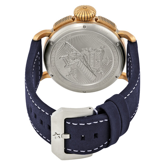 Zenith Pilot Type 20 Bronze Chronograph Automatic Blue Dial Men's