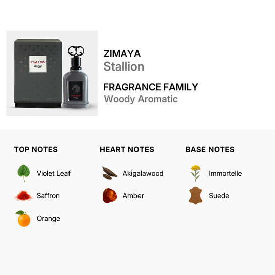 Zimaya Men's Stallion EDP Spray 3.4 oz Fragrances 6290171073871