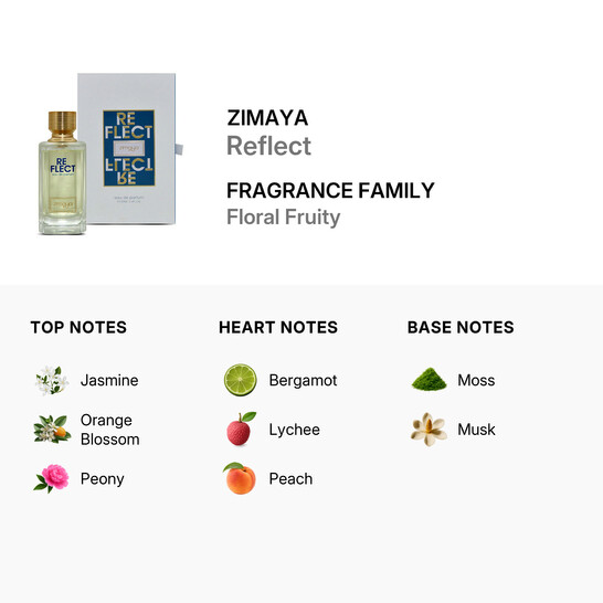 Zimaya Unisex Reflect EDP 3.4 oz Fragrances 6290171072805