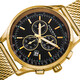 Akribos XXIV Chronograph Black Dial Men's Watch AK625YGB - 70x70