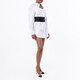Alexander Wang Mini Cotton Shirt Dress, Size 4 - 70x70