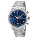 Alpina Chronograph Sunray Navy Dial Stainless Steel Men's Watch AL-750N4E6B - 70x70