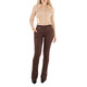 Alyx Dark Brown Straight Leg Formal Tailored Trouser, Brand Size 38 (US Size 4) - 70x70
